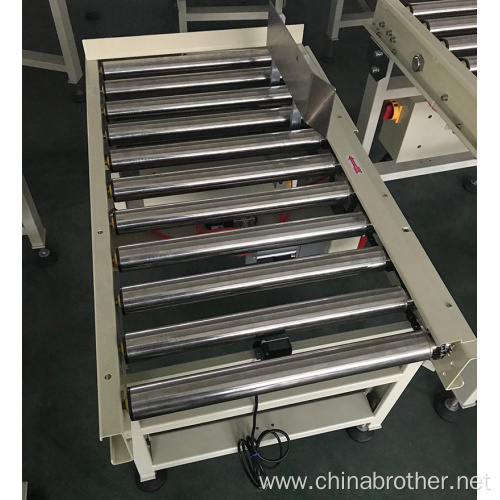 Motorized Stainless Steel 90 Degree Push Roller Conveyor